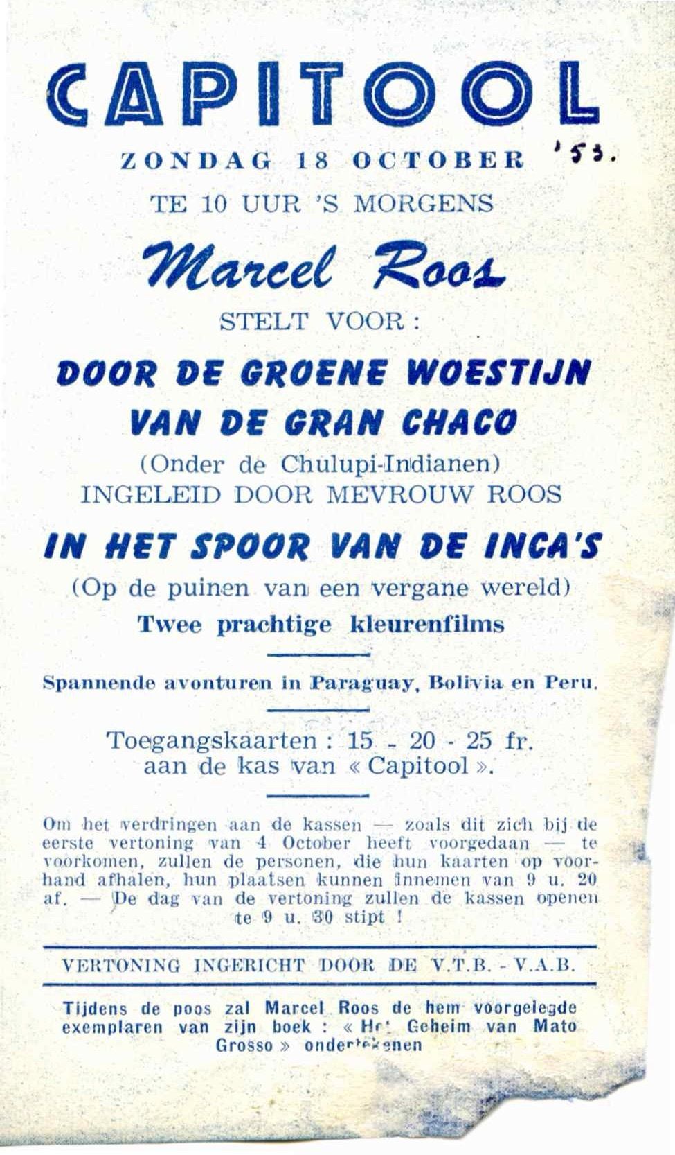 Marcel Roos in Capitool Gent